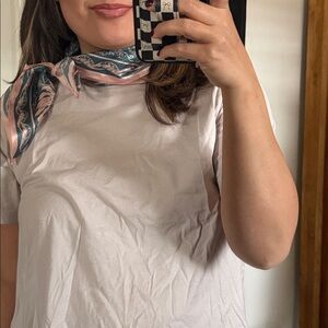 Unbrand silk Scarves montessara Print. OS